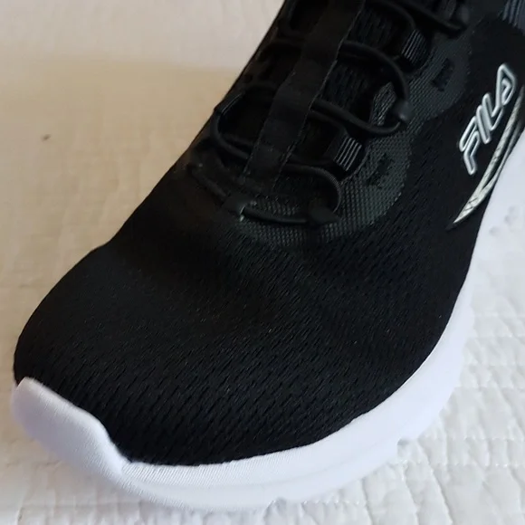 Fila Women's Black and White Leopard Sneakers - Picture 6 of 6